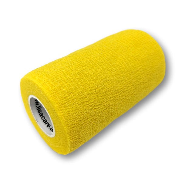 LisaCare kohäsive Bandage - Gelb - 10cm x 4,5m 1 St