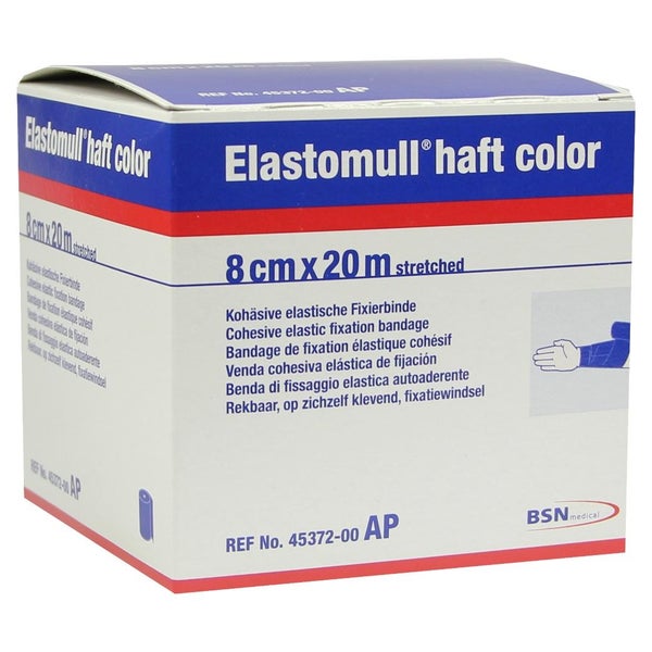 Elastomull haft Color 8 cmx20 m Fixierbinde 1 St