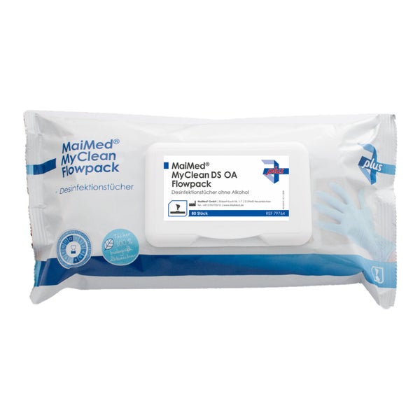 MaiMed® MyClean DS OA Flowpack Desinfektionstücher 80 Tücher 20 x 20 cm 80 St