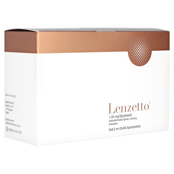 LENZETTO 1,53 mg/Sprühstoß transdermales Spray 3X6,5 ml