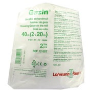 Lohmann Rauscher Gazin Verbandmull gerollt 8-fach 10 cm x 20 m 2 Stück 1 St