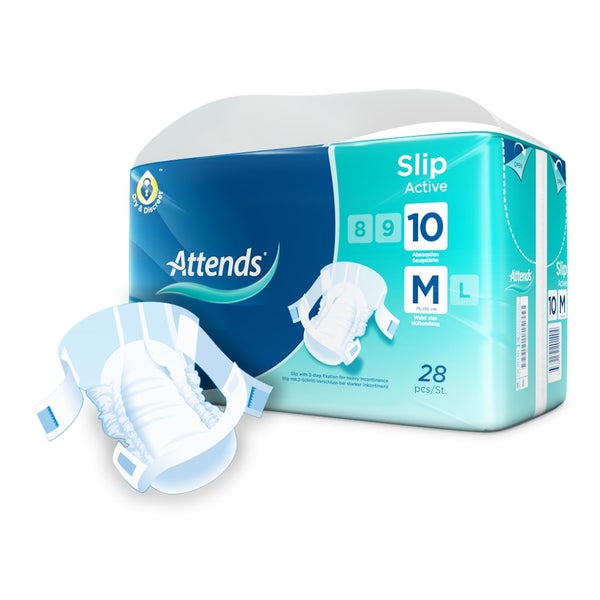 Attends Slip Active 8 All-In-One-Slips Medium, 28 Stück 4X28 St