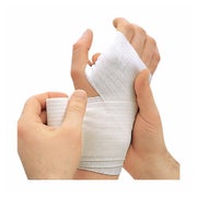 Lohmann & Rauscher Lenkelast Universalbinde, weiß, steril – längselastisch, dauerelastisch - 1 Packung = 10 Stück, einzeln eingesiegelt, Maße: 8 cm x 5 m 10 St