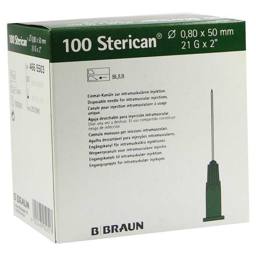 Sterican Kanülen 21 Gx2 0,8x50 mm 100 St