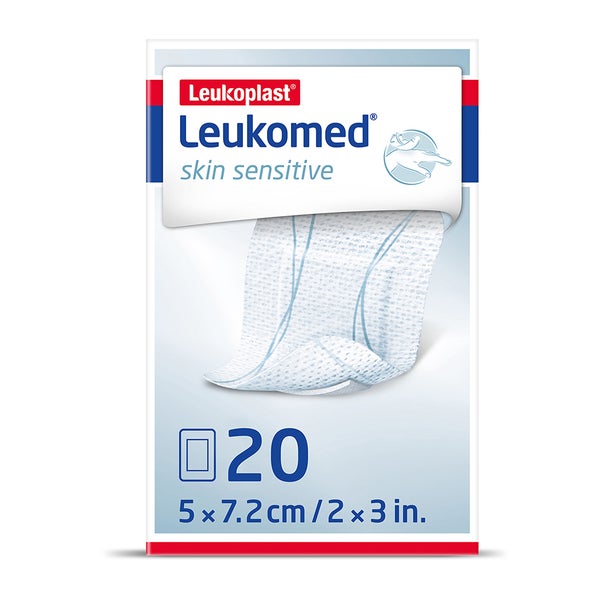 Leukomed skin Sensitive steril 5x7,2 cm 20 St