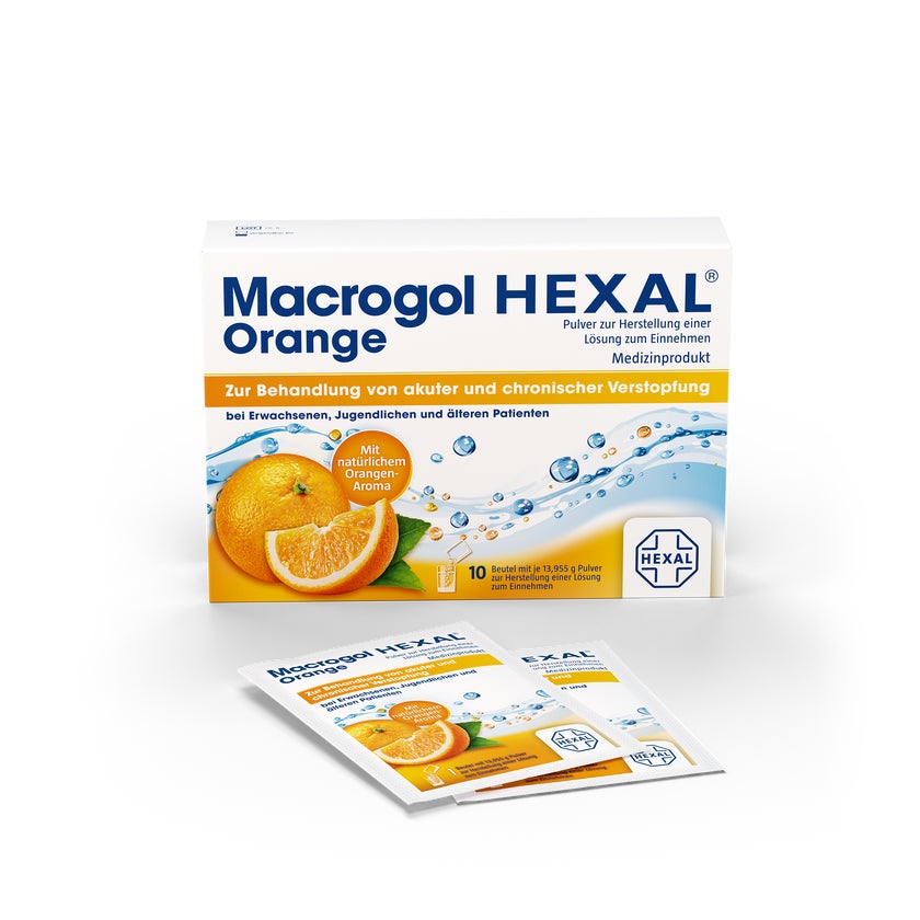 Macrogol Hexal Orange 10 St