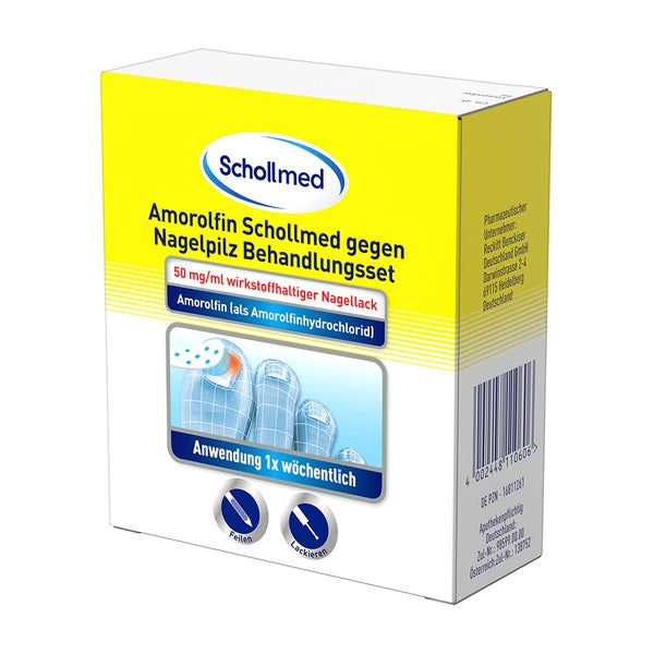 Amorolfin SchollMed gegen Nagelpilz-Set 2,5 ml