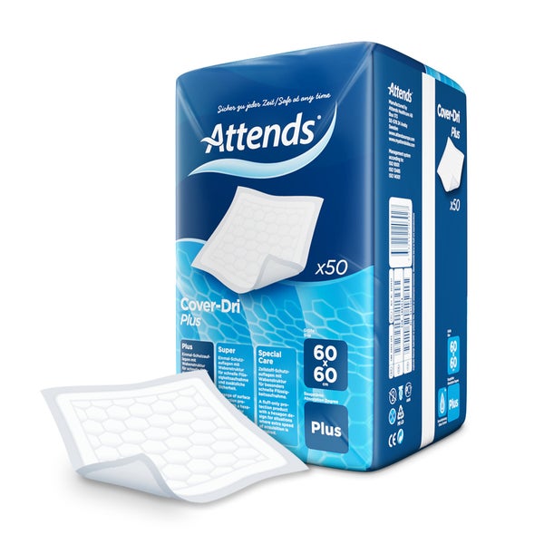 Attends Cover-Dri Plus Schutzunterlagen 60 x 60 cm 50 St