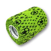 LisaCare selbsthaftende Bandage - Fußball Grün - 7,5cm x 4,5m 1 St