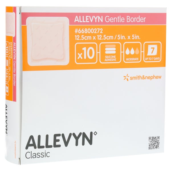Allevyn Gentle Border 12,5x12,5 cm Schau 10 St