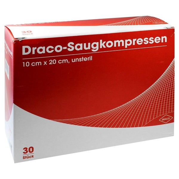 Saugkompressen Unsteril 10x20 cm Draco 30 St