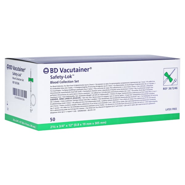 BD Vacutainer Safety Lok Sicherh.Punkt.B 50 St