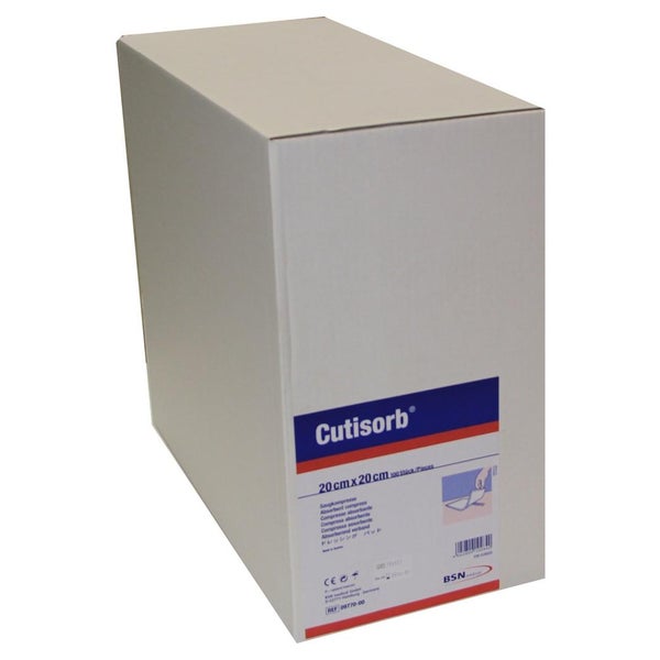 Cutisorb Saugkompressen Unsteril 20x20 c 100 St