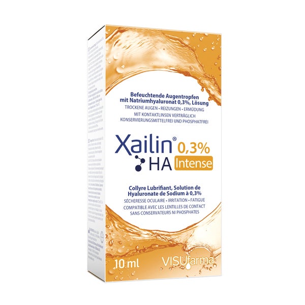 Xailin Intense 0,3% HA Augentropfen 10 ml
