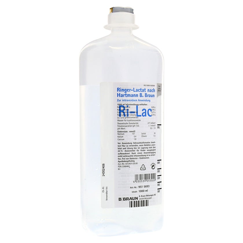 Ringer Lactat N.hartm.b.braun Ecofl.Plus 1000 ml