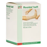 Produktabbildung: Lohmann & Rauscher Rosidal haft Kurzzugbinde, 5 m, unsteril, textilelastisch - 1 Stück, einzeln in Faltschachtel, Maße: 10 cm x 5 m 1 St