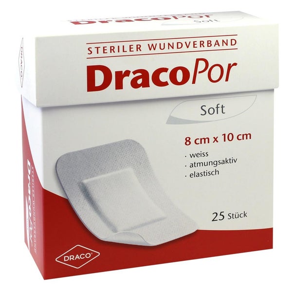 Dracopor Wundverband 8x10 cm steril 25 St
