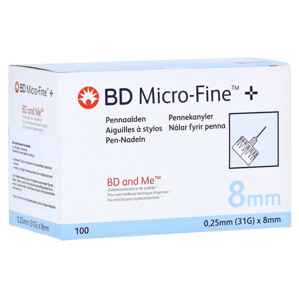 BD Micro-fine+ 8 Pen-Nadeln 0,25x8 mm 100 St