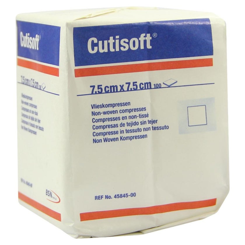 Cutisoft Vlieskompressen Unsteril 7,5x7, 100 St