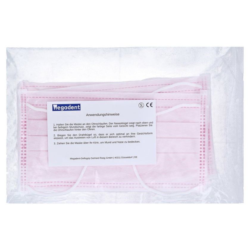Mundschutz M.gummiband pink 10 St