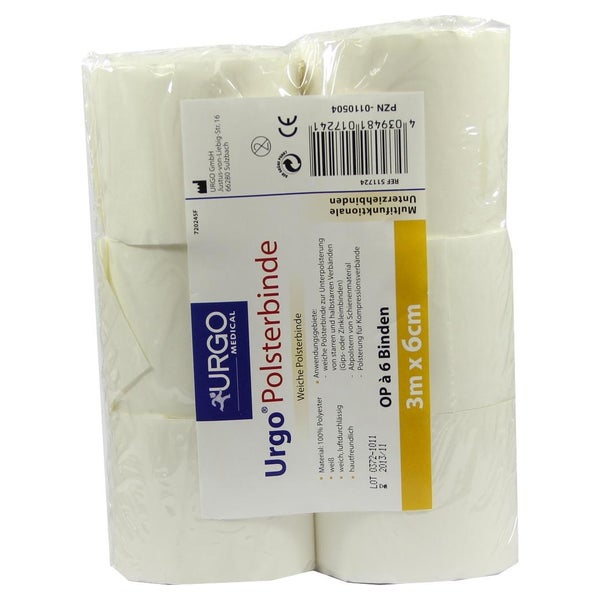 URGO Polsterbinde 6 cmx3 m 6 St
