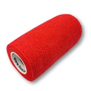 Produktabbildung: LisaCare kohäsive Bandage - Rot - 10cm x 4,5m 1 St
