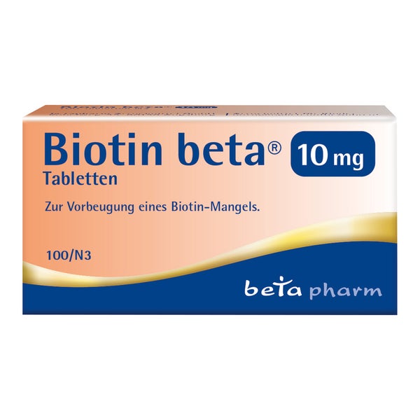 Biotin BETA 10 mg Tabletten 100 St