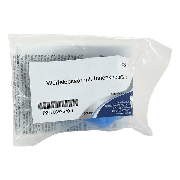 Arabin Würfel Pessar m.Innenknopf Gr.2 1 St