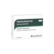 Produktabbildung: DocMorris Paracetamol 500 mg Tabletten, 20 St