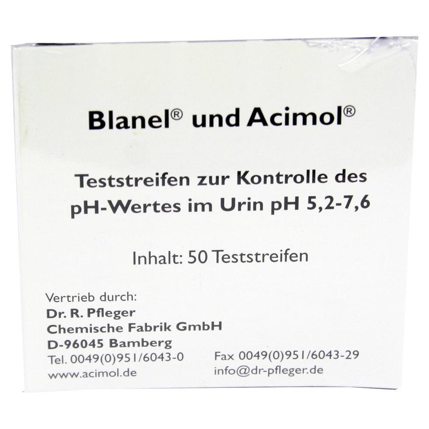Teststreifenheft Z.bestimmung D.urin ph 50 St