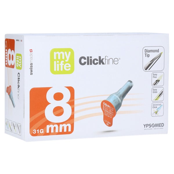 Mylife Clickfine Pen-nadeln 8 mm 100 St