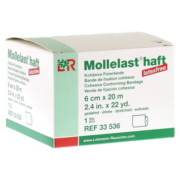 Mollelast haft Binden latexfrei 6 cmx20 1 St