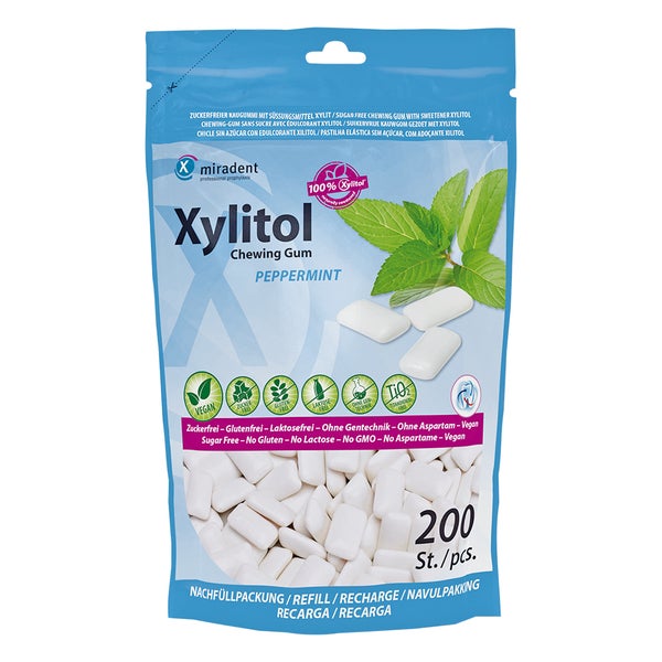 miradent Xylitol Peppermint 200 St