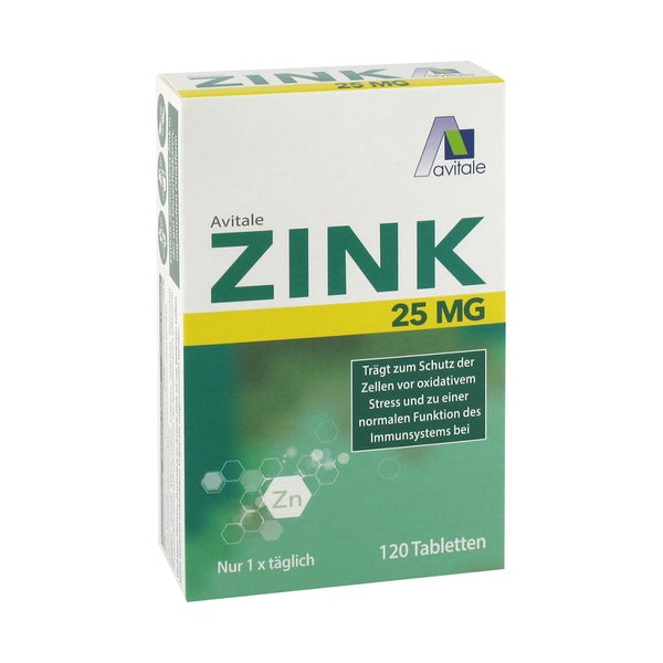 ZINK 25 mg Tabletten 120 St