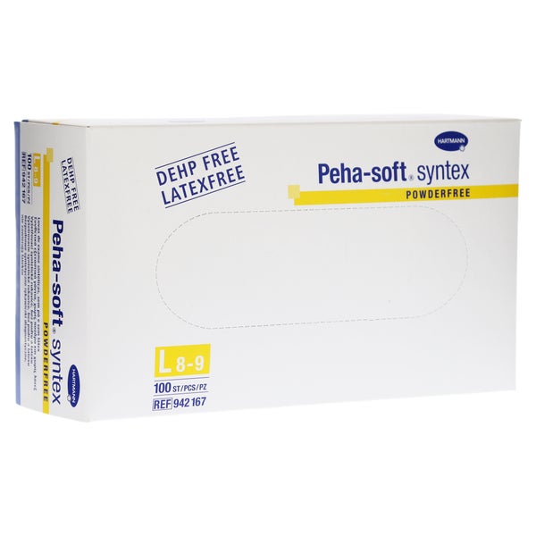 Hartmann Peha-soft syntex Vinyl Untersuchungshandschuhe weiß Gr. L 100 St