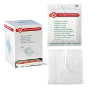 NOBA Schlitzkompressen steril 12- lagig 40 x 2 Stück - 7,5 x 7,5 cm 40X2 St