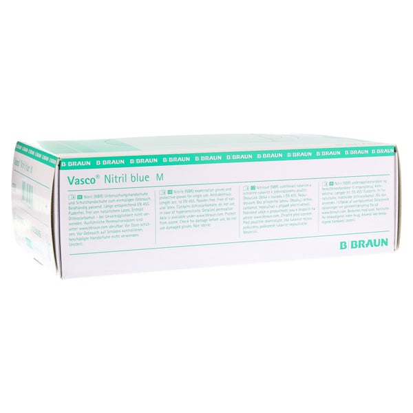 B. Braun Vasco® Nitril Untersuchungshandschuhe blau (150er Box) 150 St