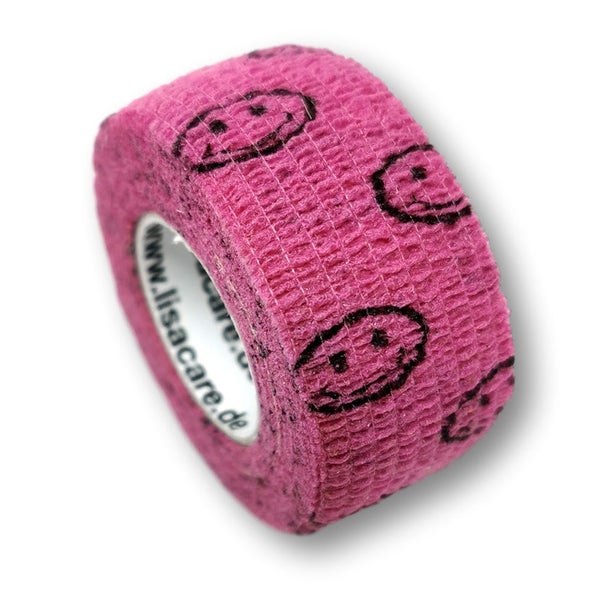 LisaCare Fingerpflaster - Smiley Rosa - 2,5cm x 4,5m 1 St