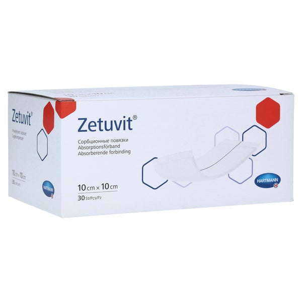 Zetuvit Saugkompressen Unsteril 10x10 cm 30 St