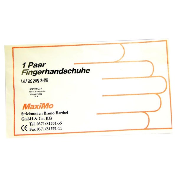 Handschuhe Baumwolle Gr.4 Kinder 2 St