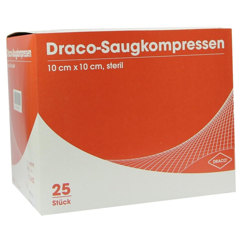 Saugkompressen Steril 10x10 cm Draco 25 St