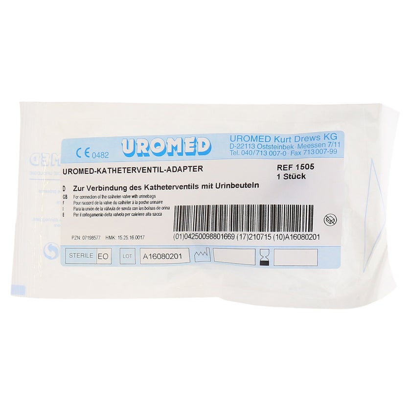 Uromed Adapter für Katheterventil 1 St