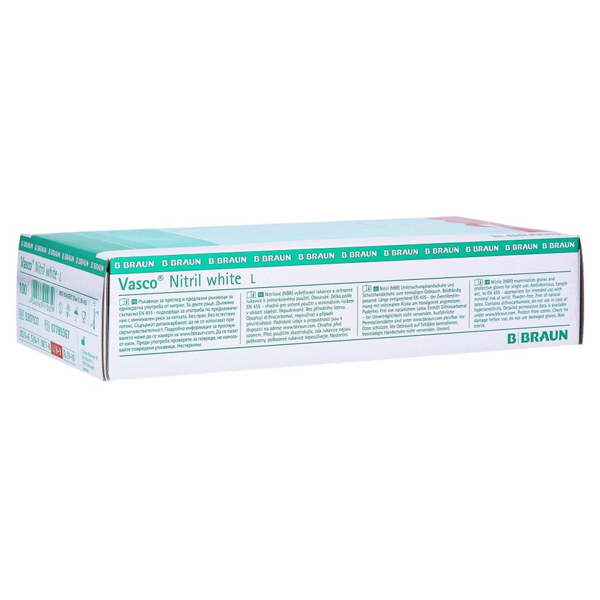 Vasco Nitril White Untersuchungshandschu 150 St 100 St