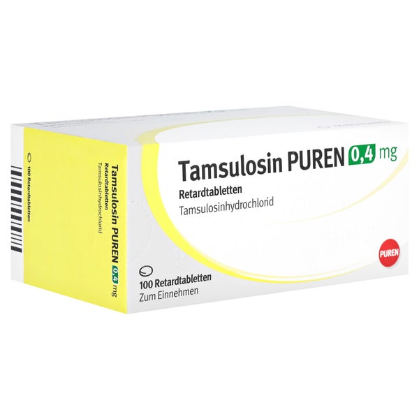 Tamsulosin Puren 0,4 mg Retardtabletten 100 St