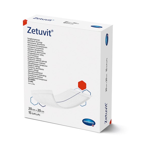 Zetuvit Saugkompressen Steril 20x20 cm 15 St