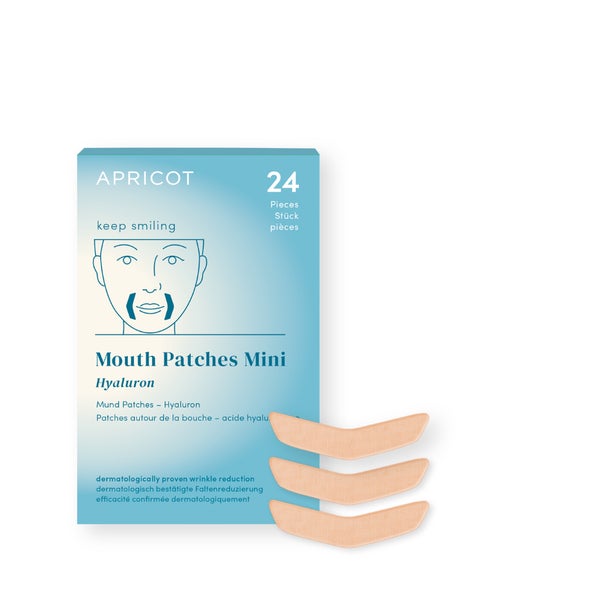 Apricot, Mund Patches Hyaluron - "keep smiling" - Mini Pack 24 St