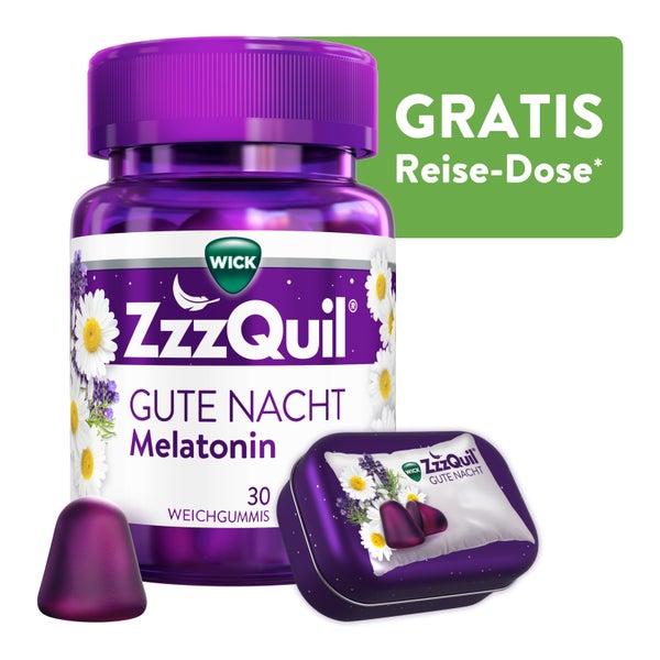 WICK ZzzQuil® Gute Nacht Melatonin 30 St