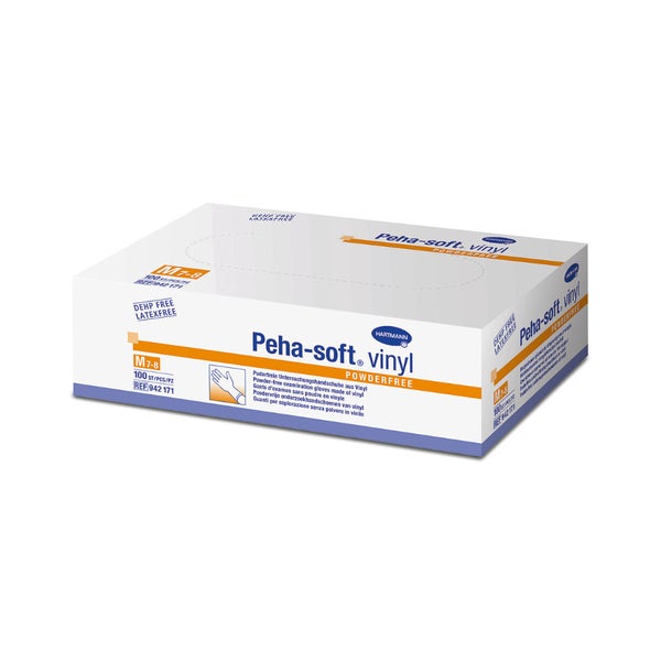 Peha-soft Vinyl Unt.handschuhe unste.pud 100 St