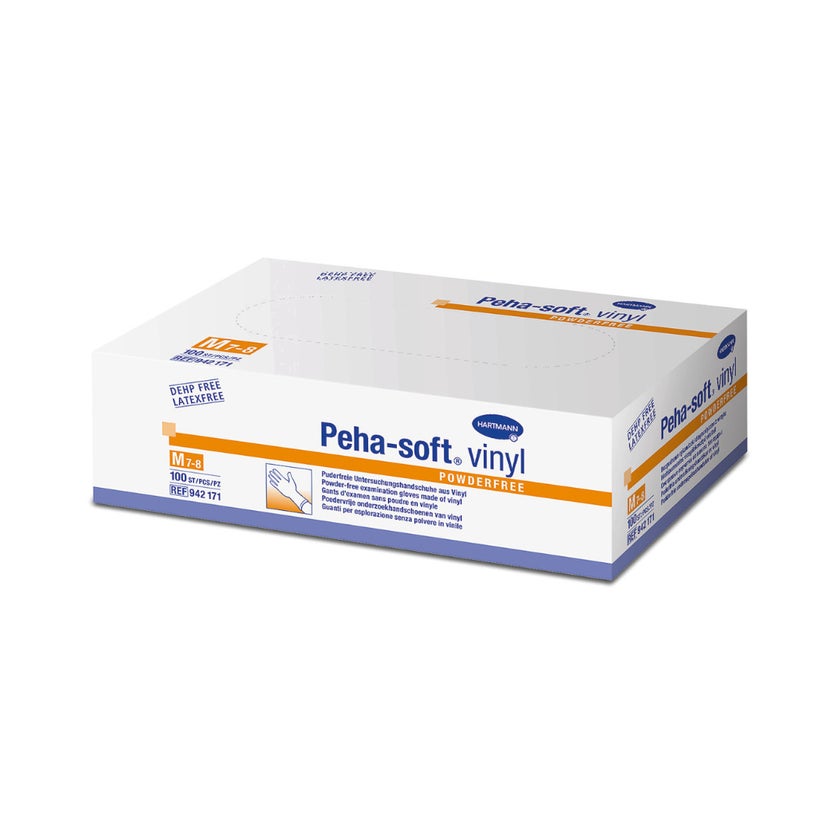 Peha-soft Vinyl Unt.handschuhe unste.pud 100 St