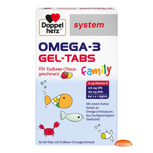 Doppelherz system OMEGA-3 family Gel-Tabs 60 St